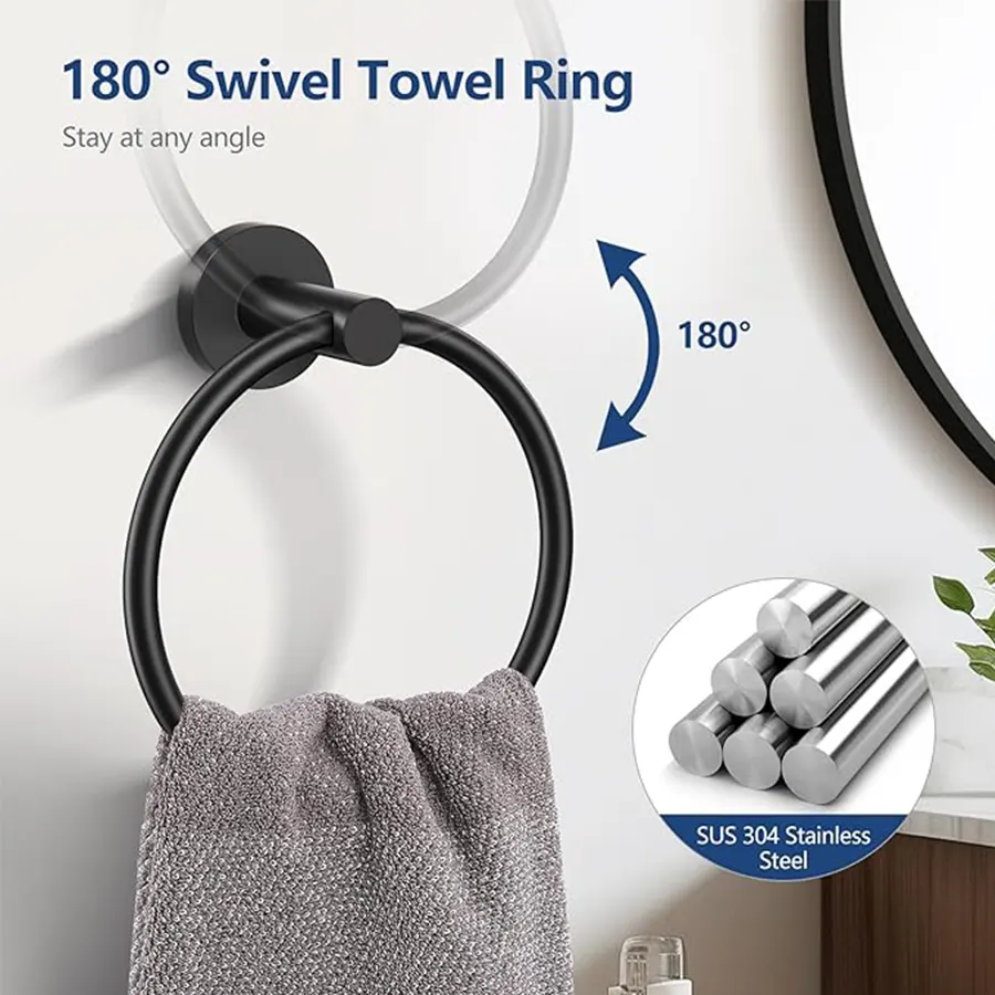 Bathroom Towel Bar Holder