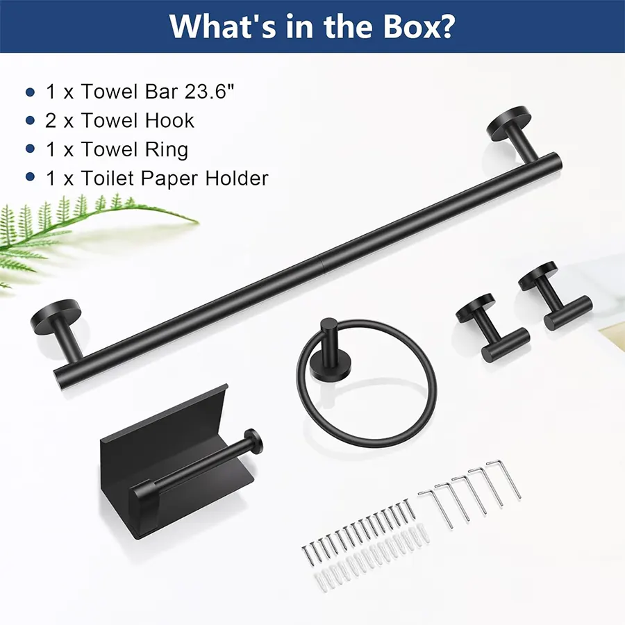 Bathroom Towel Bar Holder