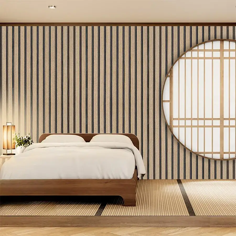 Brown Wood Slat Peel and Stick Wallpaper - Image 7
