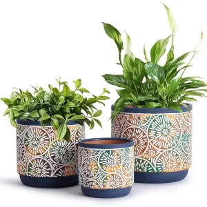 DeeCoo Ceramic Plant Pots