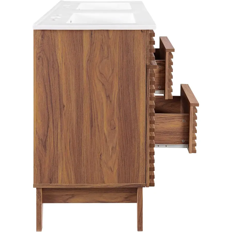 Double Sink Bathroom Vanity Cabinet
