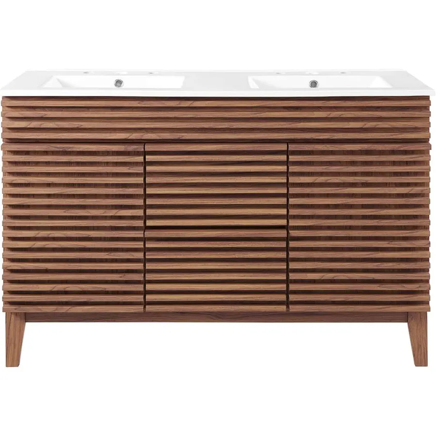 Double Sink Bathroom Vanity Cabinet