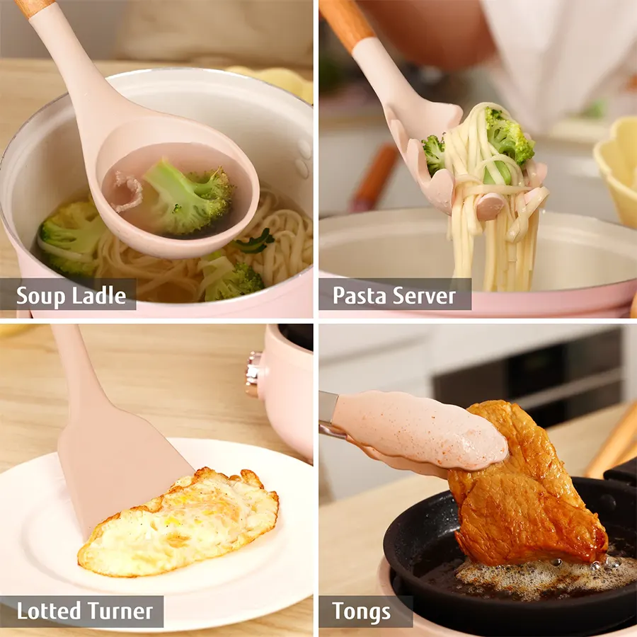 Heat-Resistant Nonstick Cookware Set