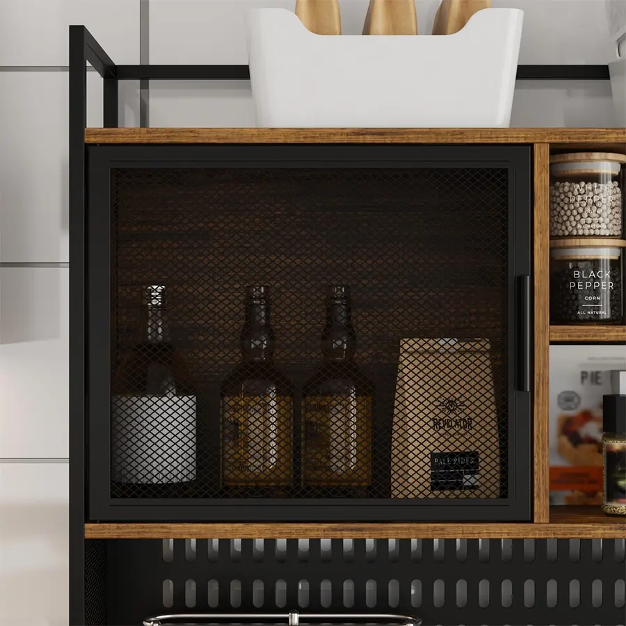 Large Kitchen Hutch Pantry Cabinet