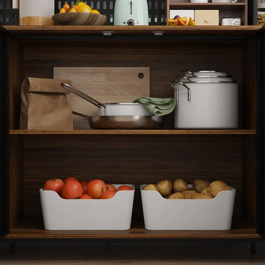 Large Kitchen Hutch Pantry Cabinet