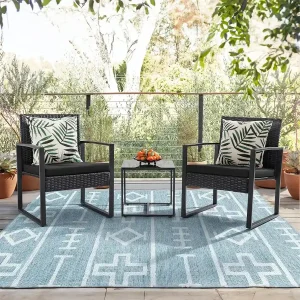 Outdoor Patio Wicker Furniture Set