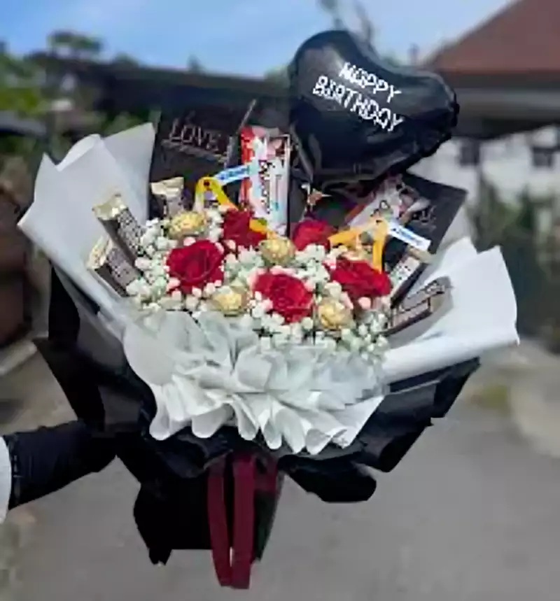 Baby breath as a birthday present