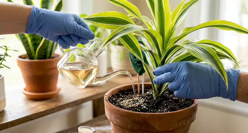 Fertilising lemon lime plant
