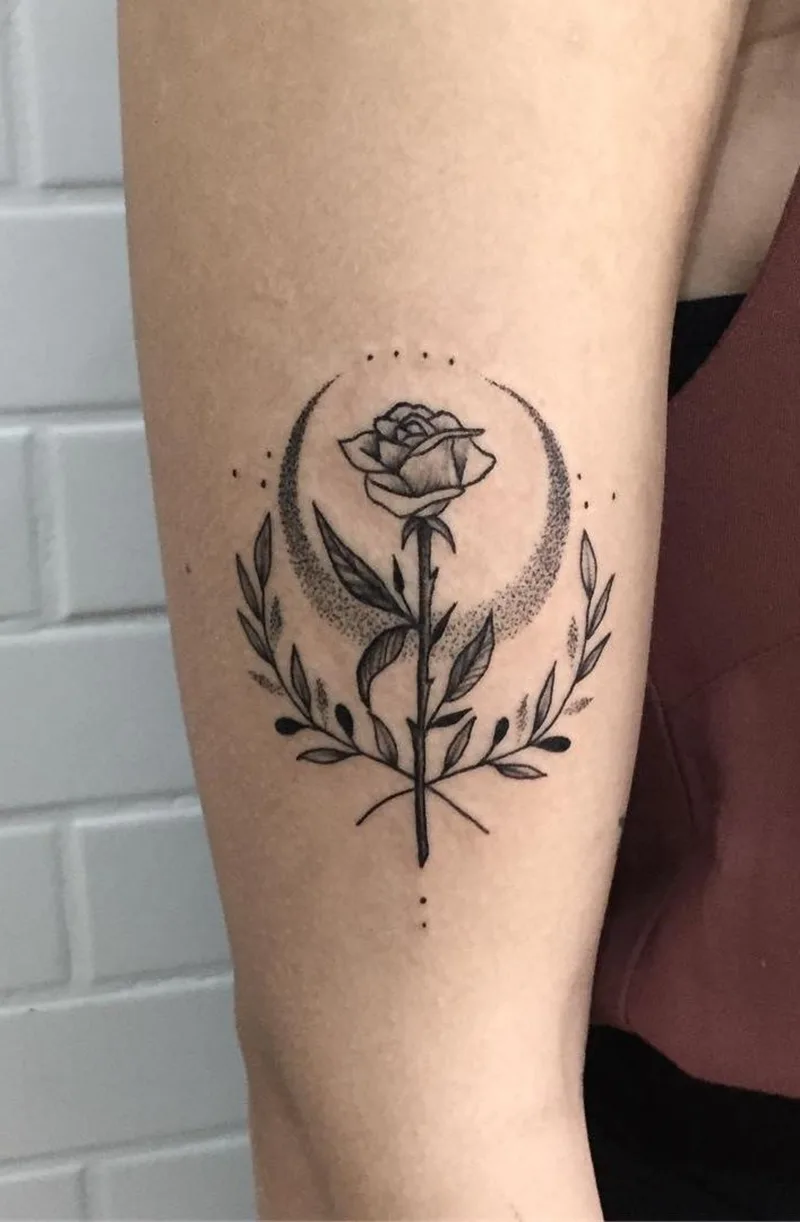 Rose Flower Tattoo