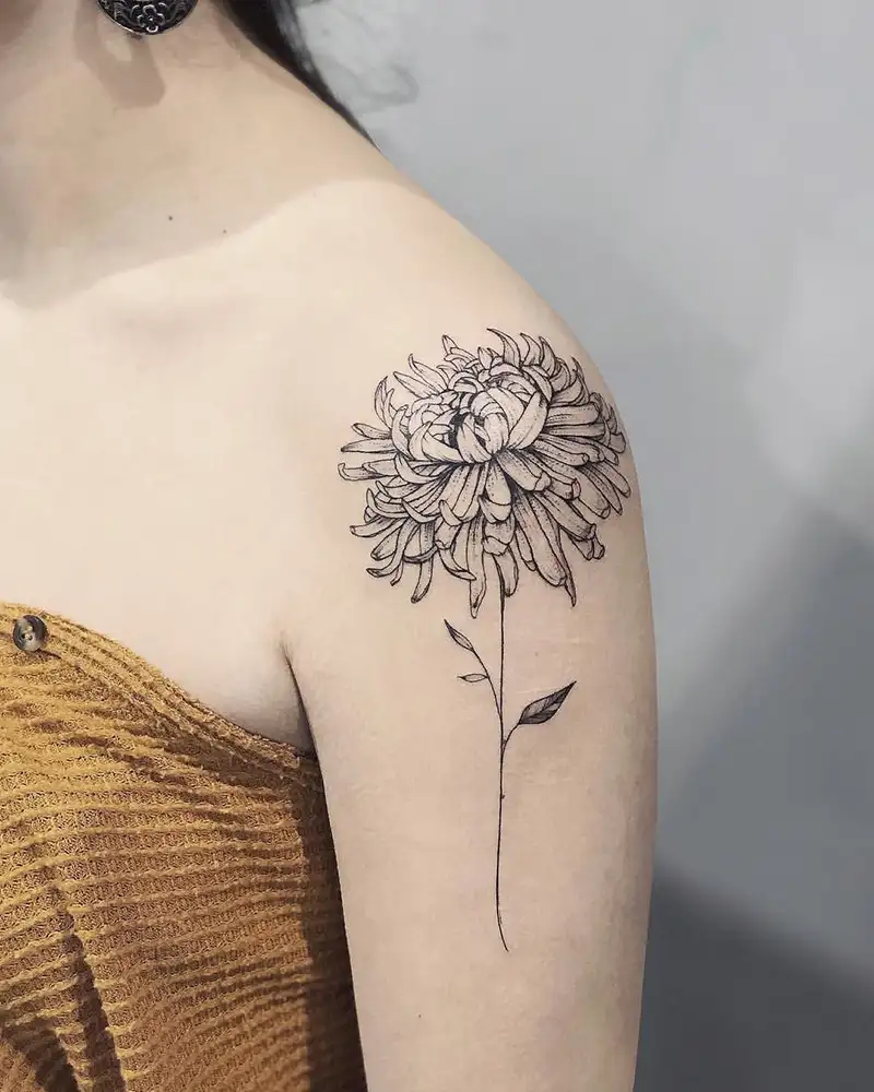 Chrysanthemum Tattoo