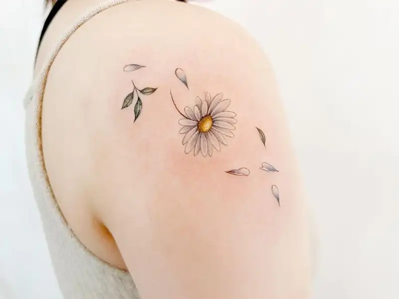 Daisy Flower Tattoo