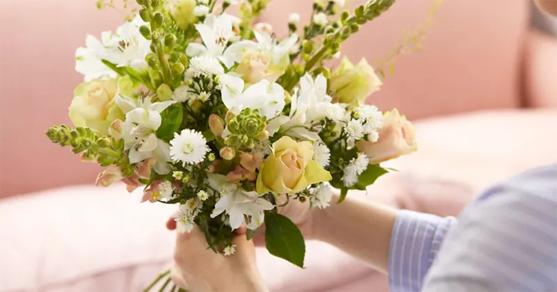 Gladiolus and Poppy Flower Bouquet