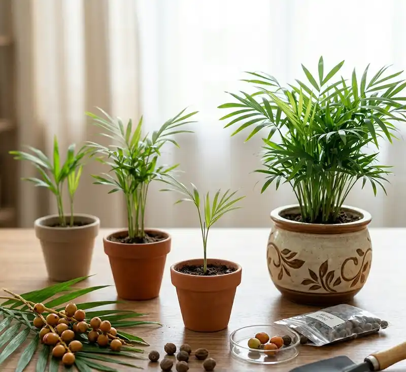 Growing Parlor Palm from Seeds