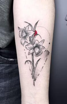 Jonquil Flower Tattoo