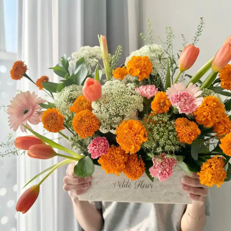 Marigold Flower Bouquet