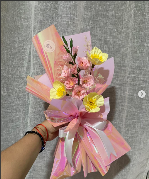 Gladiolus and Poppy Flower Bouquet