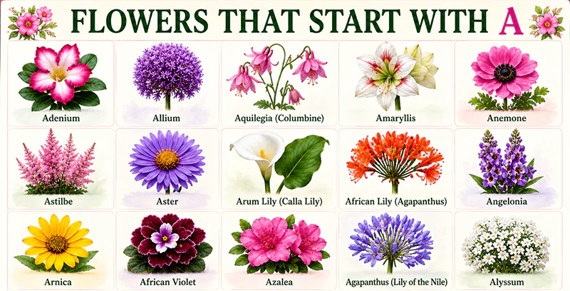 Flowers That Start With A
