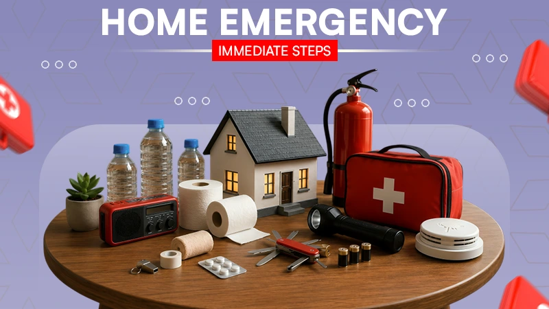 Home Emergency Immediate Steps
