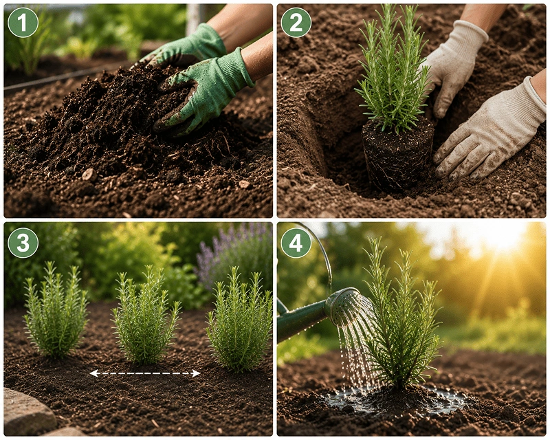 Planting Rosemary