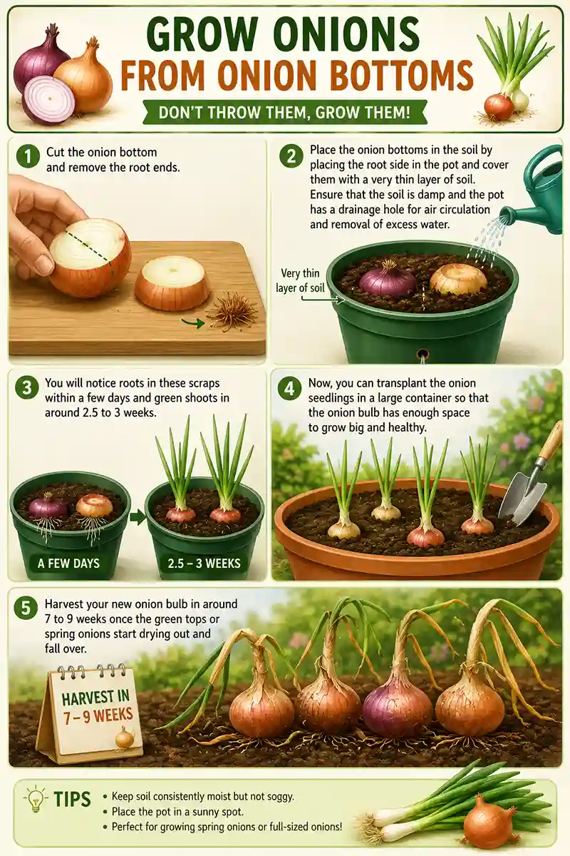 Growing Onions From Onion
