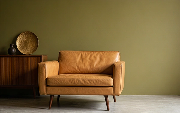 Leather sofa