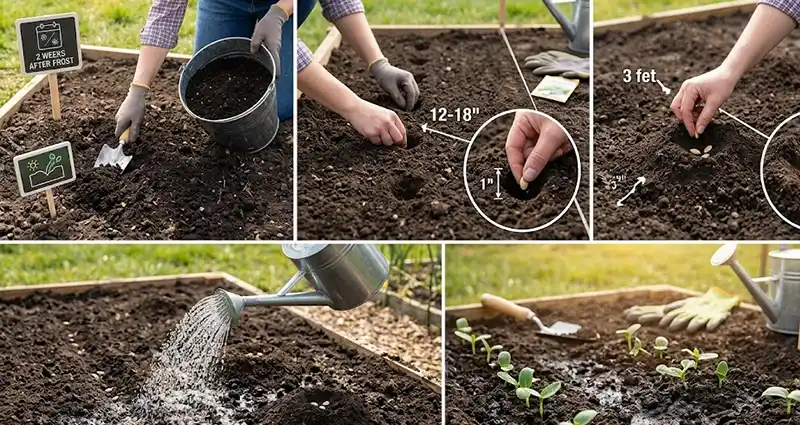 Planting Cucumbers