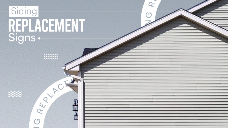 Siding Replacement Signs