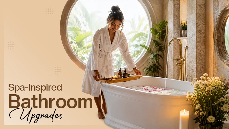 Spa-Inspired Bathroom Upgrades