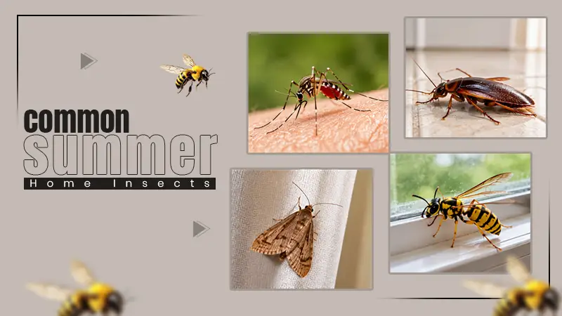 common summer home insects