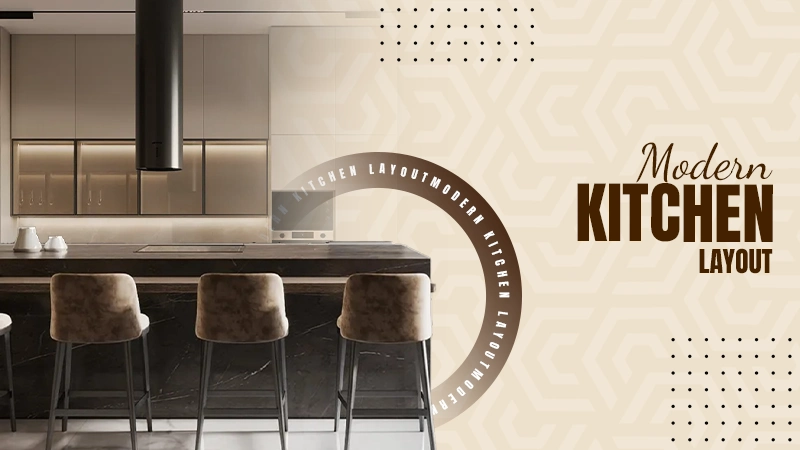 modern kitchen layout