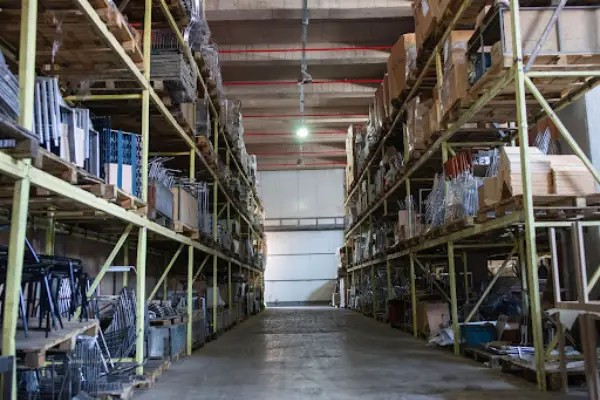 A Furniture Receiving Warehouse