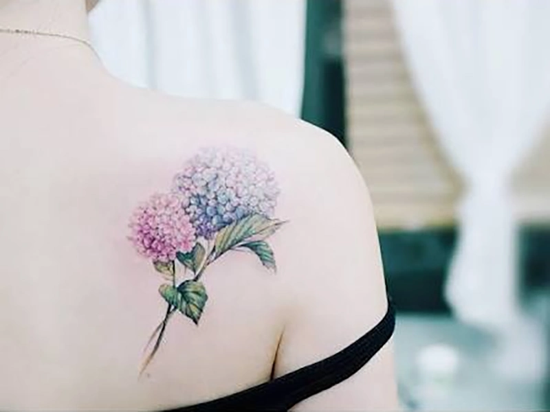 OakHydranngea Tattoo