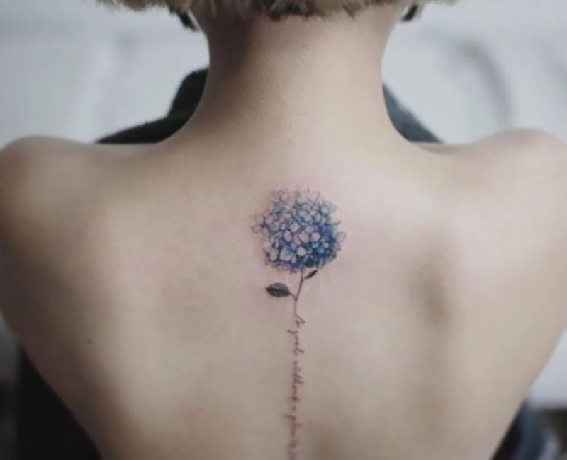 Oakk Hydrangea Tattoo