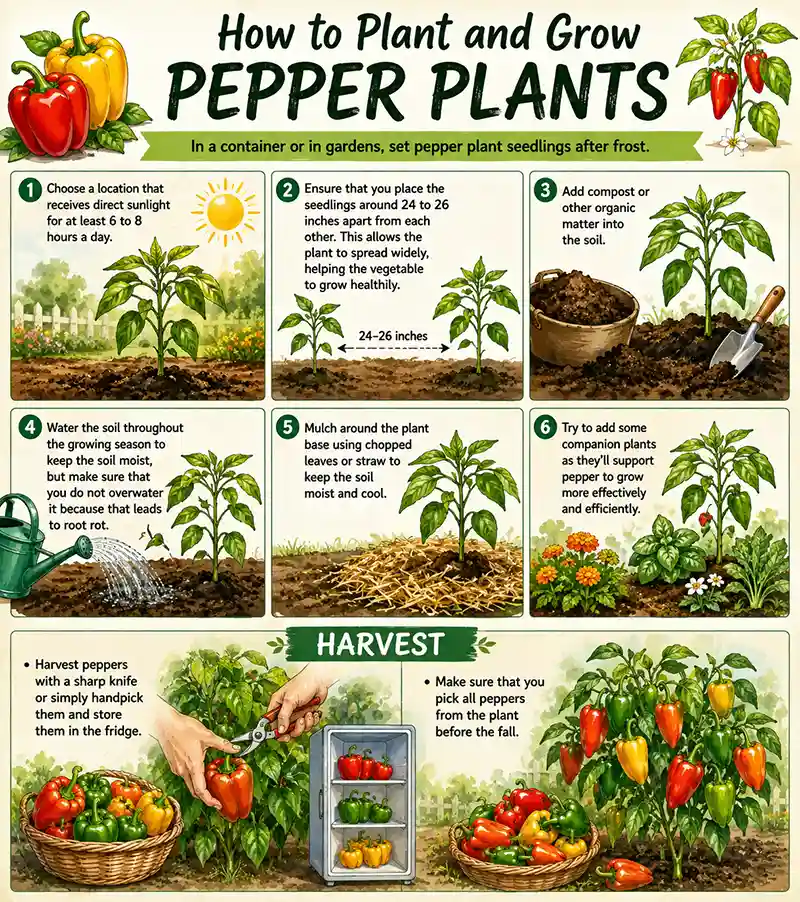 Pepper Planting Steps