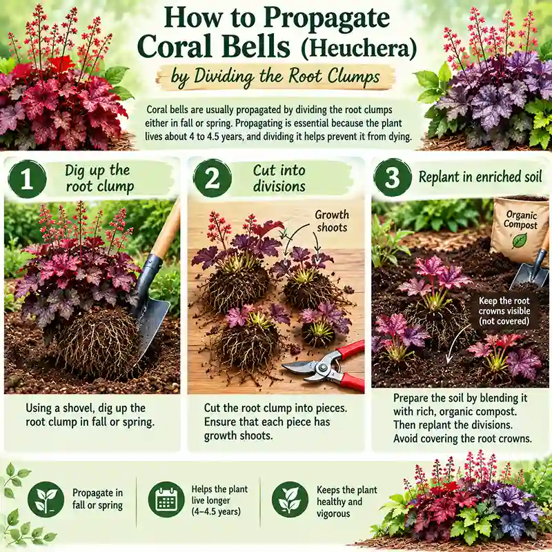 Propagating Heuchera Process