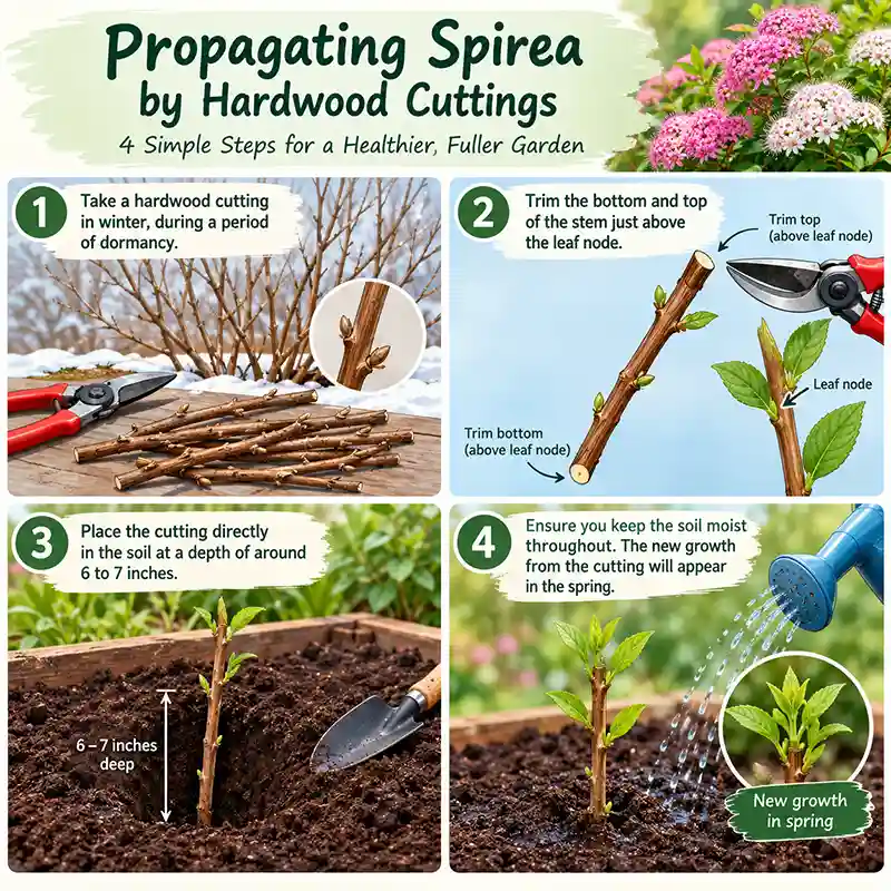 Propagating Process using Hardwood Cuttings