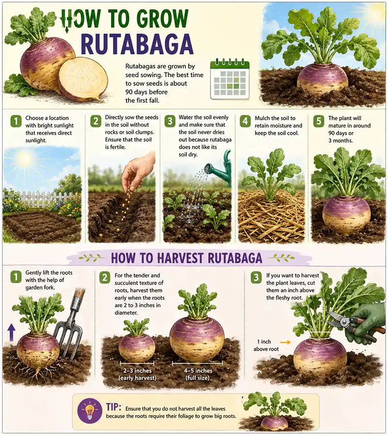Steps Involved in Growing and Harvesting Rutabaga