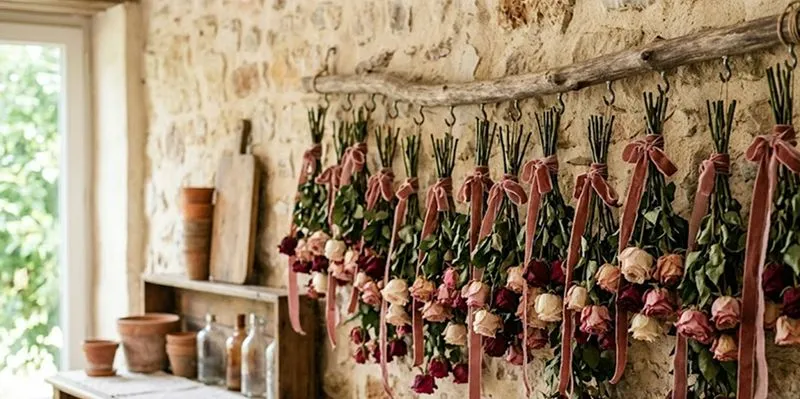 Wall Hanging with Roses