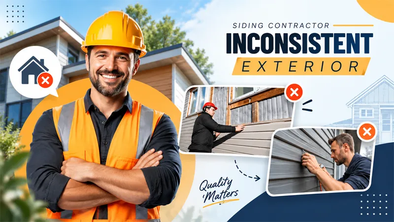 Working With a Siding Contractor to Update Uneven, Faded, and Visually Inconsistent Exteriors