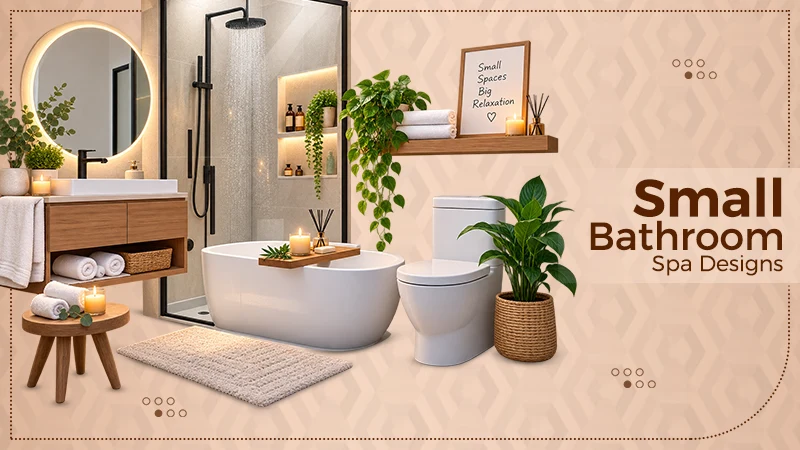small bathroom spa designs
