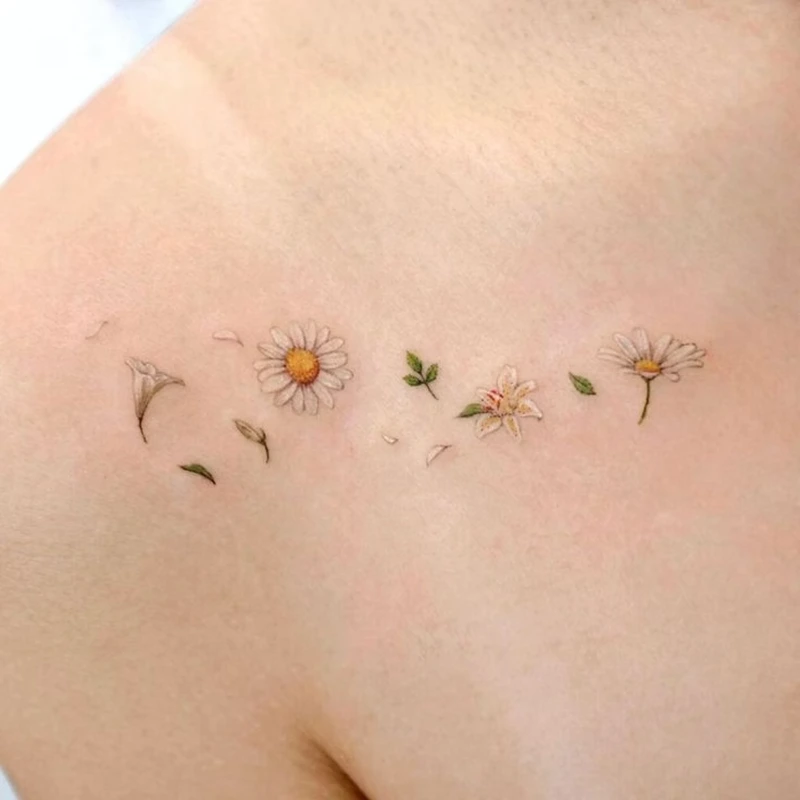 Daisy Flower Tattoo