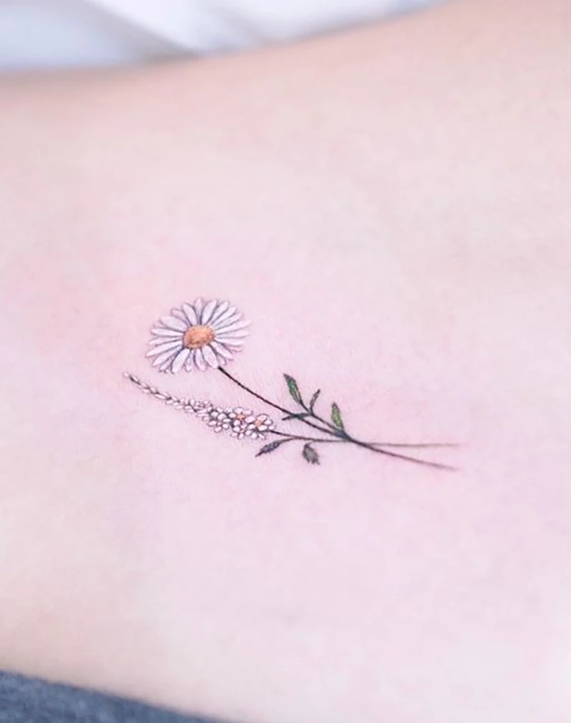 Daisy Flower Tattoo