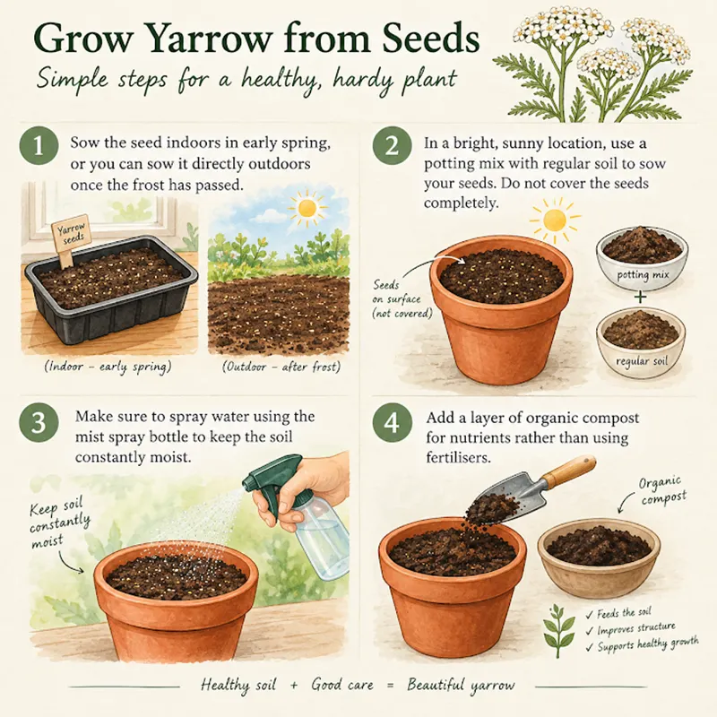 Growing Yarrow From Seeds 