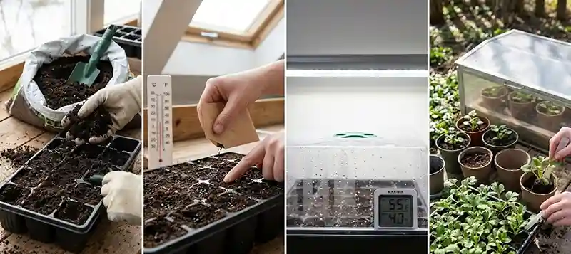 Planting Persian buttercups from seeds