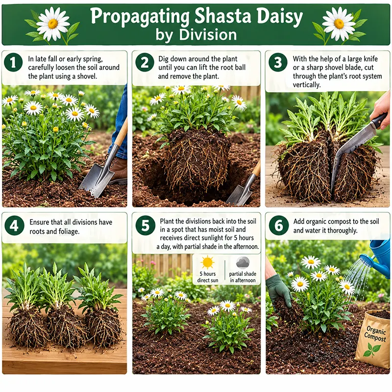 Propagating Shasta Daisy