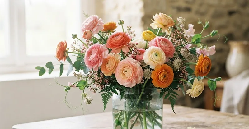 Ranunculus as cut flower