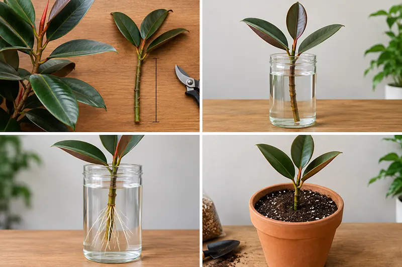 Rubber plant propagation