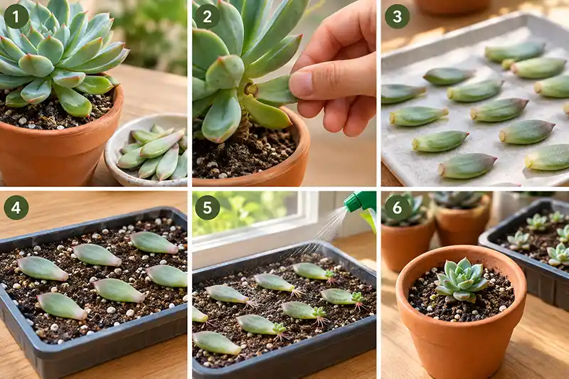 Succulent Leaves Propagation