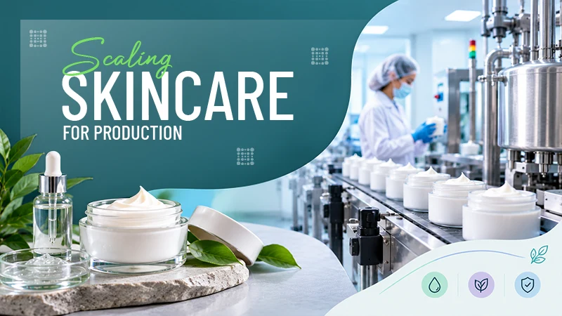 What Brands Should Know About Scaling a Skincare Formula for Production