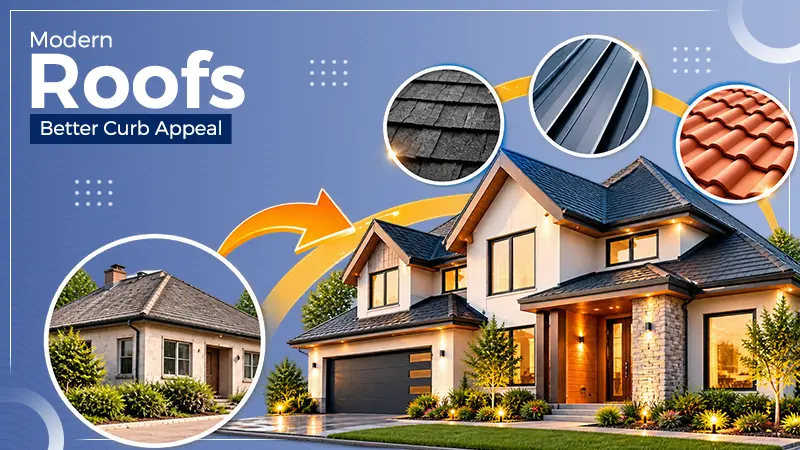 How Modern Roofing Materials Enhance Curb Appeal and Durability